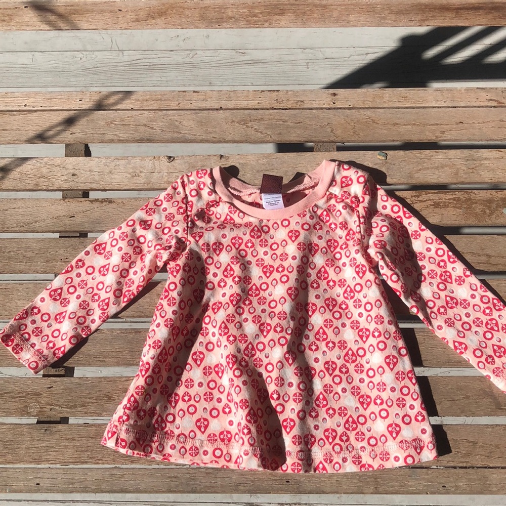 NWOT. Tea brand shirt, 6-12 mo